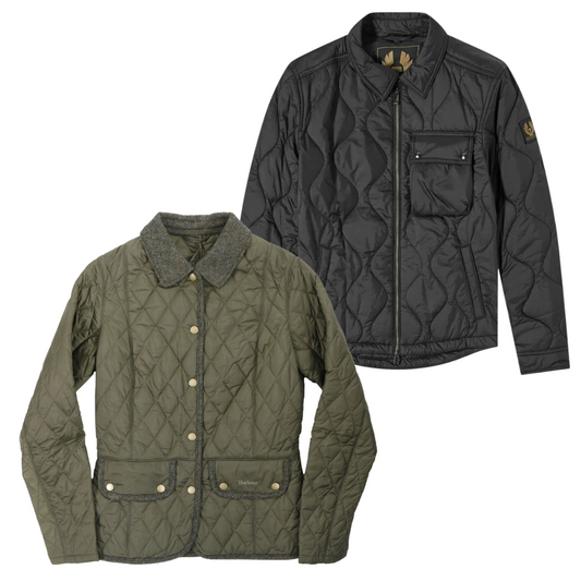 50x BARBOUR/BELSTAFF QUILTED JACKETS