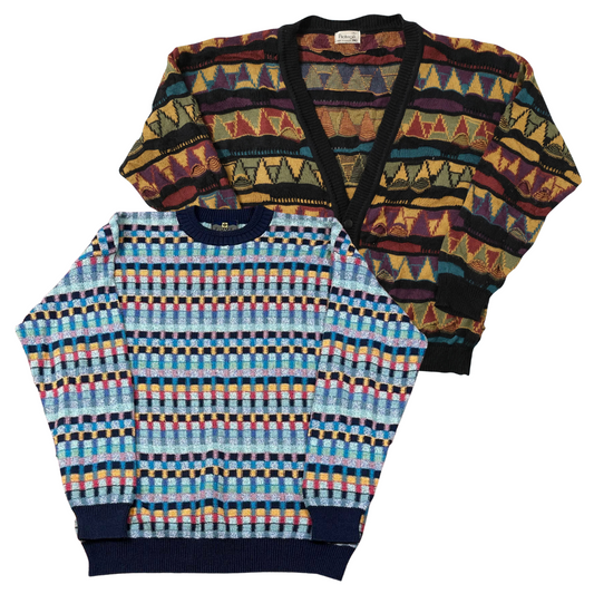50x FUNKY PATTERNED KNITWEAR (vêtements en tricot à motifs amusants)